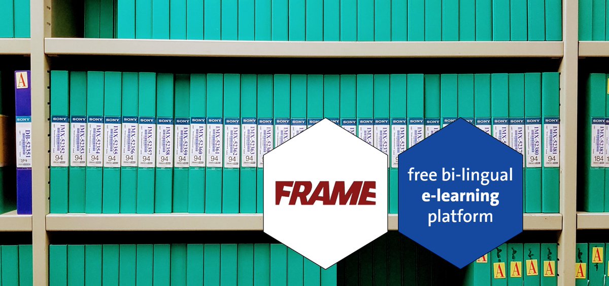 FIAT/IFTA is a partner of <a href="/Ina_audiovisuel/">INA - Institut national de l'audiovisuel</a> 's FRAME programme for AVarchives management since the beginning in 2010. FRAME now has a free e-learning platform as well. The 1st classes, on the inventory &amp; record check of AV storage media, are now available: frame.inaformation.com/en/