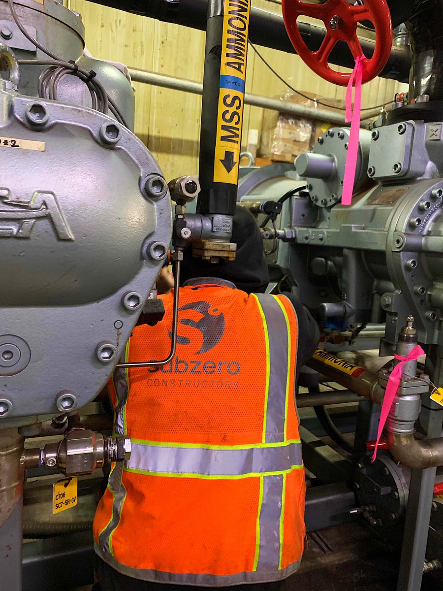 SubZeroConst's tweet photo. SubZero Constructors. Roll up the sleeves and get after it. #DegreesBeyond ⠀
#IndustrialRefrigeration #Ammonia #Refrigeration #EnergyEfficient #ColdStorage #Construction #DesignBuild #ColdChain #SubZeroConstructors https://t.co/eG9Wxtljk1