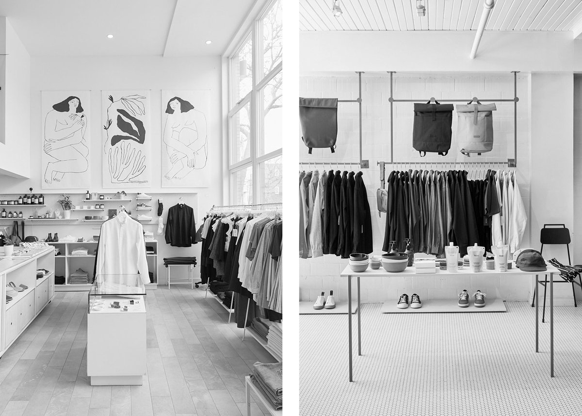 We love seeing photographs from stores and customers wearing Country sweaters.

Here's one from <a href="/betinalou/">Betina Lou</a>.

Betina Lou - Marmier is a beautiful store in Montreal, filled with timeless and sustainable pieces for both men and women. 

#countryoforigin #betinalou