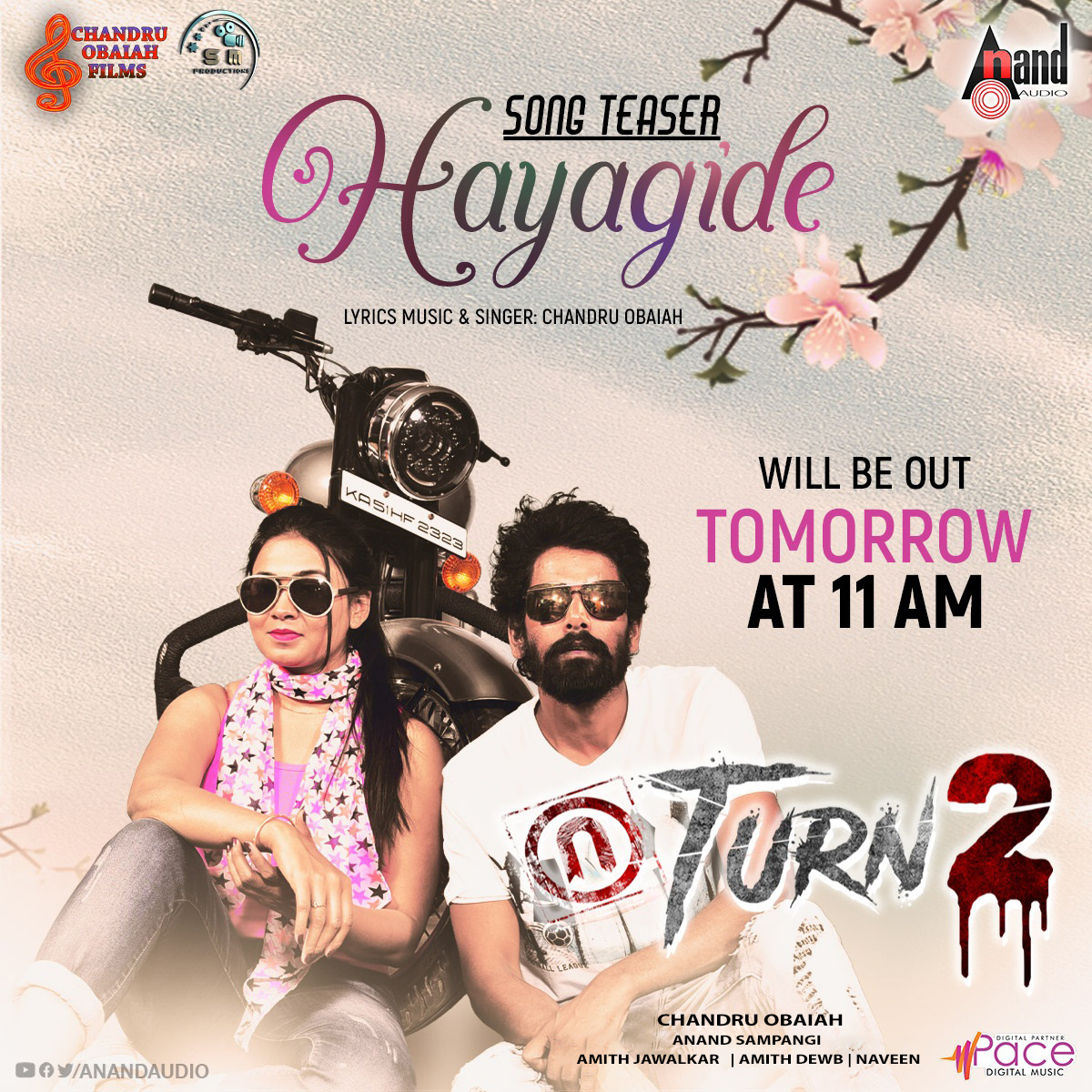 aanandaaudio's tweet photo. Another Amazing Song Coming Soon from U Turn 2
Song Teaser will be Out Tomorrow at 11 AM
🔔 https://t.co/IKwWnRKH9C 🔔

#Hayagide #UTurn2 #ChandruObaiah #AnandAudio https://t.co/K1EJSPVq0l