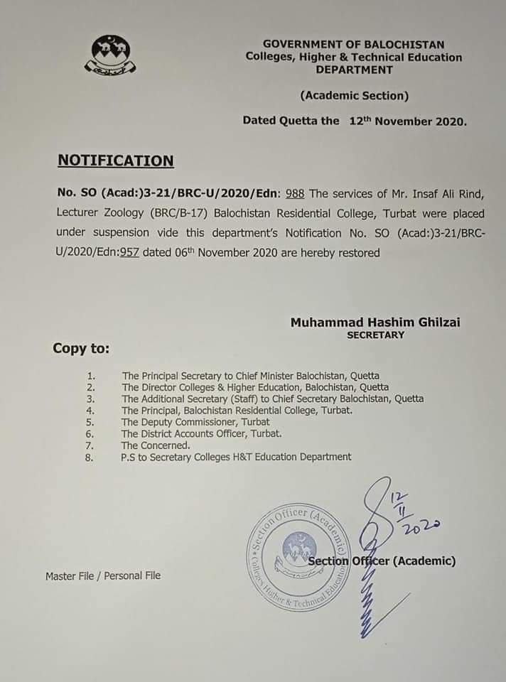 Arbab_Gazzozai's tweet photo. بلوچستان میں استاتذہ کرام کی معطلی سب سے آسان کاموں میں شمار کیا جارہا ہے اور تعلیمی اداروں کو مسمار کرنا اب ایک نہایت اور ایماندار حکومت کی اولین ترجیح میں شمار ہوتا ہے ۔جو کہ صرف ایک نسل کی نہیں پوری قوم کی تباہی کا سبب بن سکتا ہے۔
@jam_kamal @LiaquatShahwani 
#SaveBRCs https://t.co/Y33sAec3DM