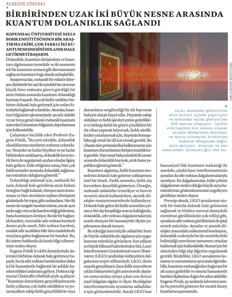 erkanbalx's tweet photo. #Quantum Dolanıklık Tamam!
#Kophenag Üniversitesi... https://t.co/ujqeRbUPuu