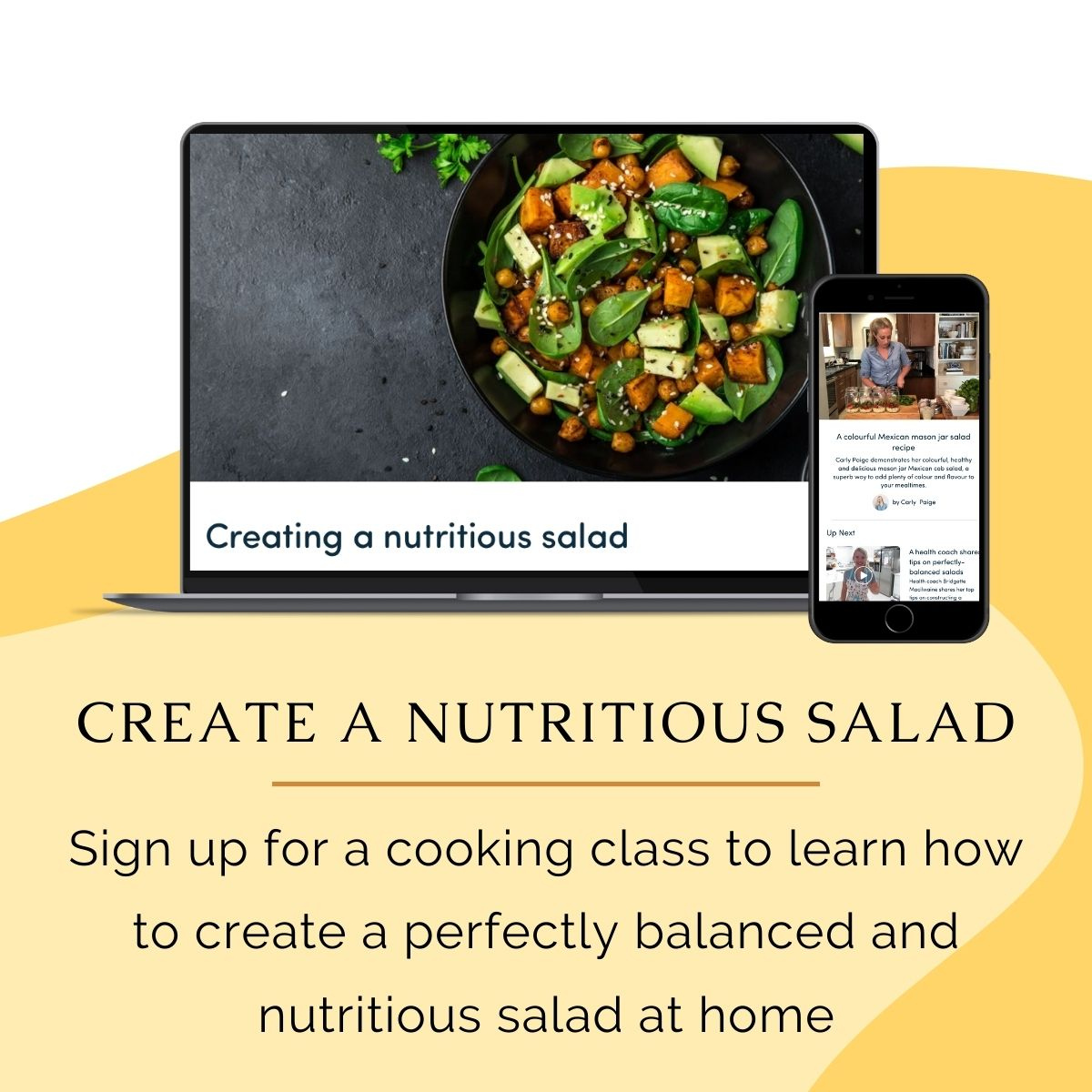 MEALZ_com's tweet photo. Interested to learn how to make healthy salads? 🥑🥗⁠
⁠
Learn from the best chefs and nutritionists on Mealz⁠. The class is presented in video format and covers everything you need to know about making a healthy salad. ⁠
⁠
https://t.co/3EJpwVjD6D 👩🏻‍🍳🥦⁠ https://t.co/zn35JXmzWC