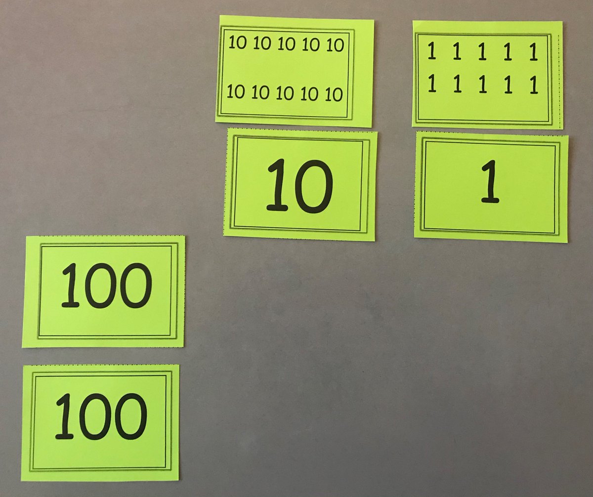 NicholeFillman's tweet photo. Loved spending a Saturday morning inside the mind of Greg Tang!  Created some place value cards so students can slide a ten and flip the card to see the ten😊 @gregtangmath https://t.co/tZJY8Ph3HE