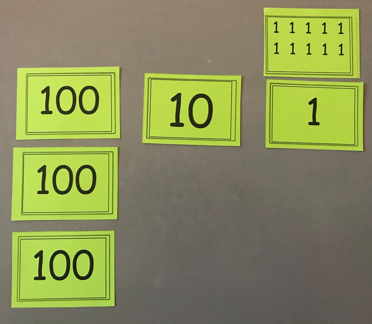 NicholeFillman's tweet photo. Loved spending a Saturday morning inside the mind of Greg Tang!  Created some place value cards so students can slide a ten and flip the card to see the ten😊 @gregtangmath https://t.co/tZJY8Ph3HE