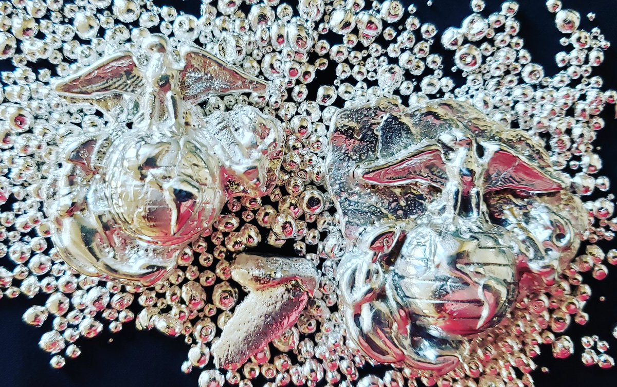 tombstonemetals's tweet photo. .999 Silver Eagle 🦅Globe and Anchor. USMC veteran hand poured silver bullion. #patriot #Patriots #PatriotsUnited #USA not found at #target or #BestBuy #Conservative #Republican #support #retweet #ThankYou https://t.co/v0lVkulsPv