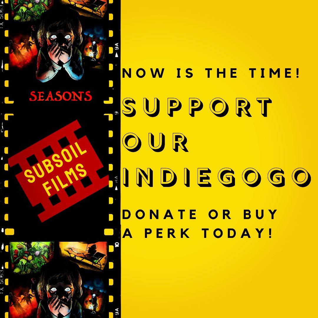 Now is the time! SUPPORT OUR INDIEGOGO CAMPAIGN Donate or Buy a Perk HERE: igg.me/at/seasons-sub… <a href="/Horror_Retweet/">Horror Repost</a> <a href="/PromoteHorror/">PromoteHorror 🎃</a> <a href="/MrHorror/">Horrormoviesandstuff</a> <a href="/PromotionHorror/">Horror Promotion</a> <a href="/NonprofitHorror/">Nonprofit Horror</a> @theboldmom <a href="/EngRoseBoutique/">EnglishRosePR</a> <a href="/ShareTheHorror/">Horror Share</a> <a href="/EMZTProductions/">EMZT Podcast and Productions</a> <a href="/Indiefilmfan2/">indiefilmfan</a>