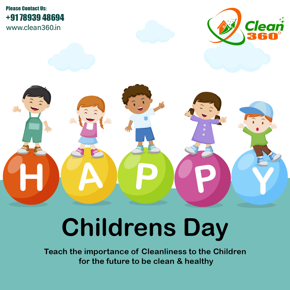 Clean360_TPT's tweet photo. We the team of Clean360 wishes a happy Children's Day this Nov'14...#HappyChildrensDay 🙂🙂 https://t.co/qIrTFhKWbS
