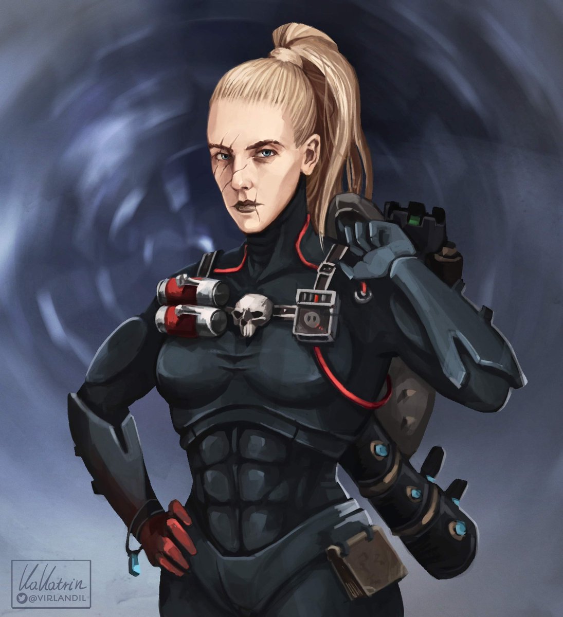 virlandil's tweet photo. Liberatio a Damnatione- legendary Culexus, OC for someone off Twitter. 💀
#warhammer40k #culexus #assasin #commission #digitalpainting https://t.co/j7ylc1JaqN