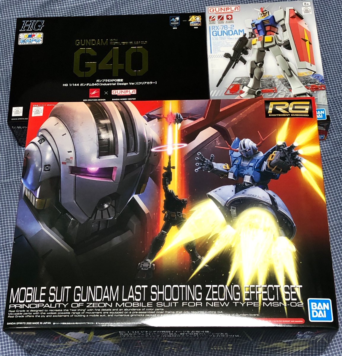 今日のガンプラのお買い物。RGラストシューティング ジオング