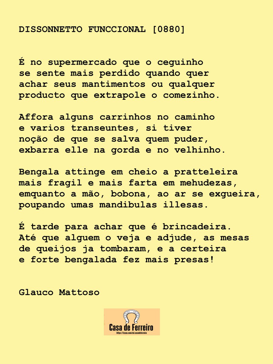 glauco_mattoso's tweet image. Amigos, aqui vae um recado para o dia do supermercado:

#DiaNacionalDoSupermercado
#acessibilidade
#deficientevisual 
#inclusão
#furtofamélico