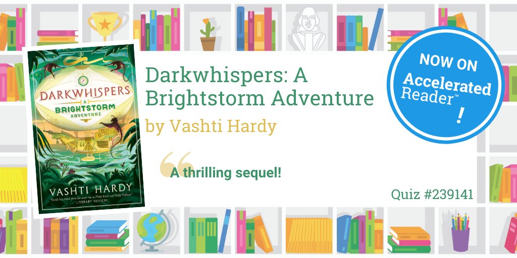 AccReader's tweet photo. Join the Brightstorm twins for another adventure! Darkwhispers now has an AR quiz! We're big fans of this series from @vashti_hardy! 😍🙌 @scholasticuk https://t.co/2gcEjWKO9n