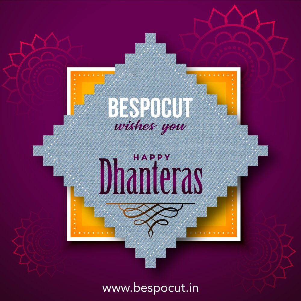 bespocut's tweet photo. On this auspicious day, may Divine blessings of Goddess Lakshmi, bestow on you bountiful fortune.

#HappyDhanteras!

- Team Bespocut
https://t.co/AxjAawvQ41

#bespocut #bespokeexperience #festiveseason #international #suit #fabric https://t.co/D8rNjrRO9c