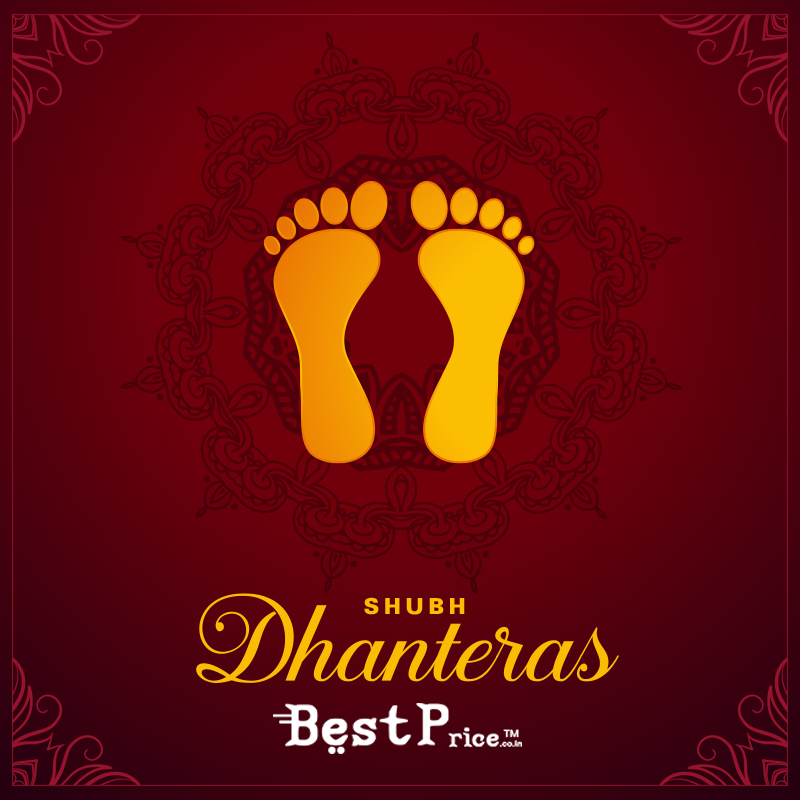 BestPrice_Co_In's tweet photo. Best Price family wishes you and your family a very Happy Dhanteras !! ✨✨

May Goddess Lakshmi and Dhan Kuber Maharaj bless you with good health, wealth, prosperity, and good fortune on the divine occasion of Dhantrayodashi 🙏🙏

✨✨ Shubh Dhanteras "शुभ धनतेरस" 2020 !! ✨✨ https://t.co/T70TnLTr9B