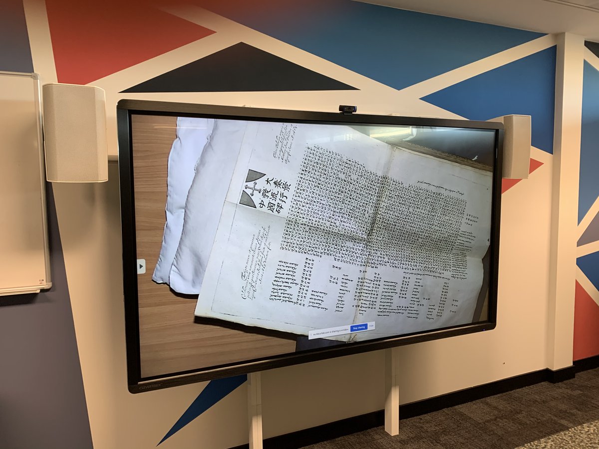 CRC_EdUni's tweet image. Our Virtual Access service for teaching with collections is now live! We have 2 ceiling mounted @WolfVision_EU visualisers available for live or pre-recorded teaching with collections - thanks @rj_oosterhoff &amp;amp; students for testing it last week #objectbasedlearning
1/3