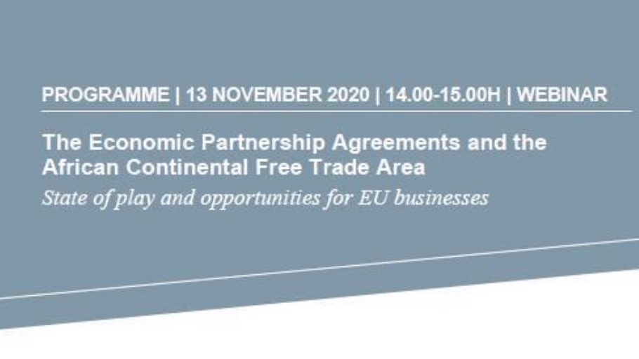 Last Call! 🛎 Join our <a href="/Der_BDI/">BDI</a> Webinar about the state of play &amp; opportunities of the 🇪🇺 Economic Partnership Agreements #EPAs with Africa and the African Continental Free Trade Area #AfCFTA with <a href="/lisananq/">Lisa Eifert</a> &amp; <a href="/vahlrem/">Remco Vahl</a> from <a href="/EU_Commission/">European Commission</a>. Register here: 👉 bit.ly/359URhD