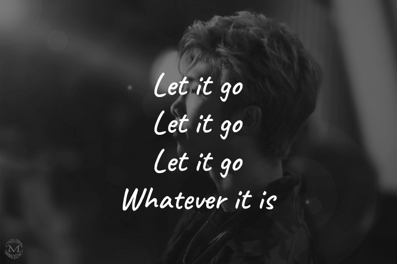 The outro of the song is incredibly powerful. Drake ends his with "Don't give up on your hopes", after talking about his struggle with fame. After his outburst of his inner thoughts and struggles, Namjoon ends Too Much by telling himself to "let it go". + #RM  #RMverse