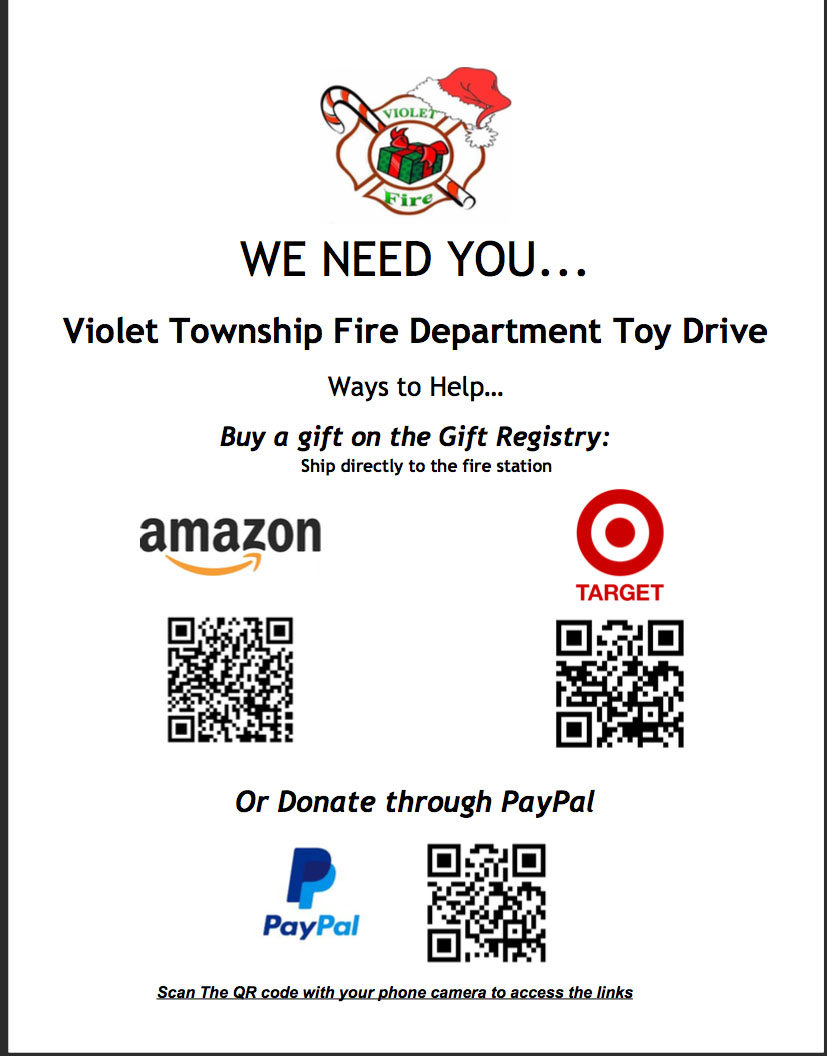 Pickerington Local Schools are again working with the Violet Township Fire Department to collect donations for their toy drive. Needs are expected to be greater than in years past. Please see the attached flyer to find out how you can help. #plsdproud
