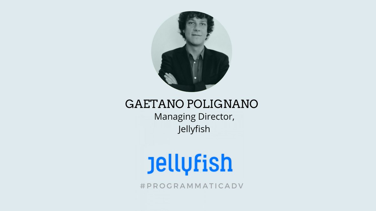 yanakustol's tweet image. Il nostro speaker Gaetano Polignano, Managing Director di @jellyfishglobal racconterà come ottenere il massimo dai tuoi dati. 
📢Ci vediamo alle 14:30!
#Programmaticadv #IABForum2020  #IABForum #WelcomeToMetaverse
@IABItalia