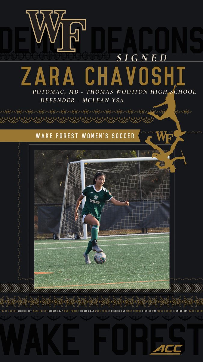 Bolstering the back line 💪

Welcome to Zara Chavoshi, who joins us from the state of Maryland! #GoDeacs