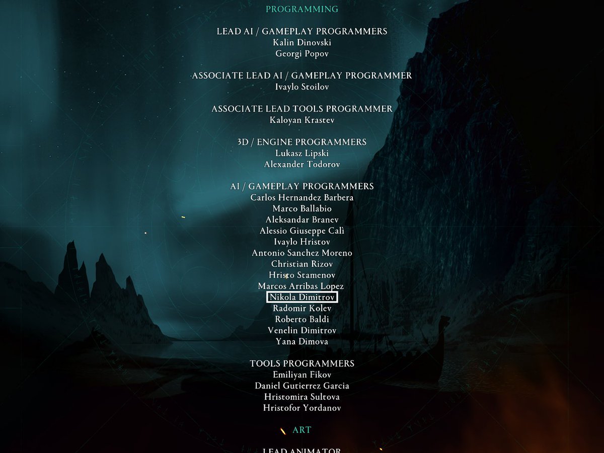 Mandatory credits image albeit with a delay. #AssassinsCreedValhalla #AssassinsCreed 

And please ignore the mistaken -ov suffix... :D