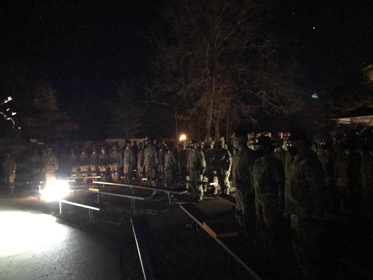 B795Bulldogs's tweet photo. Last night, we welcomed 199 new #MPs into the regiment with a small Rites of Passage ceremony. This morning, #Bulldog cadre helped celebrate the accomplishment and provided mentorship to our new MPs during a warrior breakfast. 1 week until graduation! @14th_MP_Brigade @G6_795th https://t.co/DHbHubW3Zs