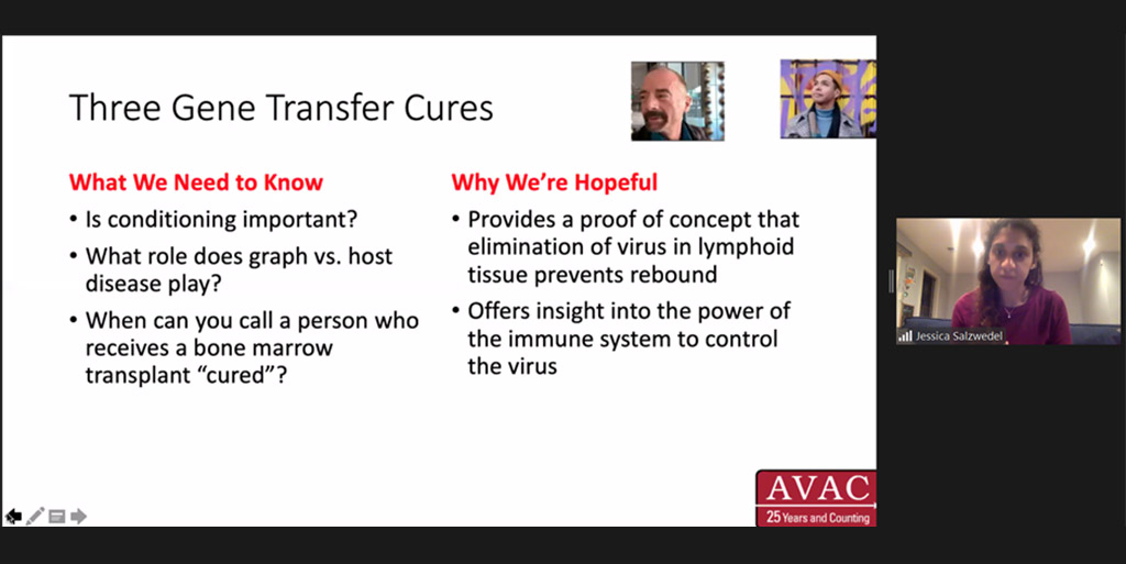 iasociety's tweet photo. AVAC’s Jessica Salzwedel talks us through the #HIVcure proofs of concept, what we need to know and why we’re hopeful, at the 2020 Advocacy-for-Cure Academy. https://t.co/SZHQsh4PvC