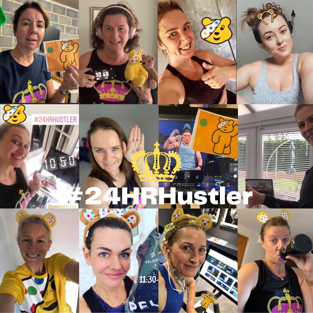 PoppyD's tweet photo. So proud of these girls and so ready to join them on the bike at 2am for my shift 💅 Keep going gang! @BBCCiN @thebodycoach 

We’ve upped the fundraising target to £6k 😎

https://t.co/nUWbAJYr0q https://t.co/ta6iKvqD1Y