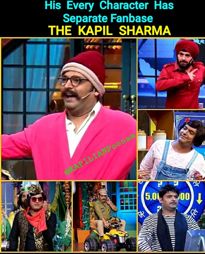 His Every Character Has Separate Fanbase #KapilSharma ⚘ @KapilSharmaK9 