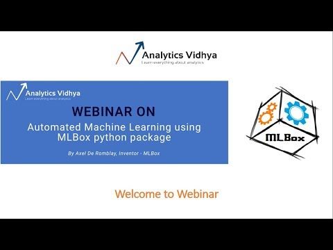 AnalyticsVidhya's tweet photo. #MLBox - a powerful Automated Machine Learning #python library which does most of the heavy lifting in #MachineLearning in minimal code. Checkout this webinar by Axel De Romblay to get a comprehensive insight into automated machine learning using MLBox. https://t.co/D2zCmwEC7q https://t.co/nmG6k3P7ft