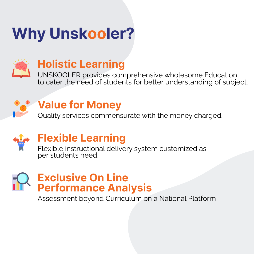 Unskooler_'s tweet photo. Are you worried because you didn't understand a few concepts? 🤯

@unskooler_ with it's virtual learning, flexible lectures and your willingness to learn has built a customized study material just for you! 🥳

#flexiblelearning #chasinginfinity https://t.co/g2kT2l3PSI