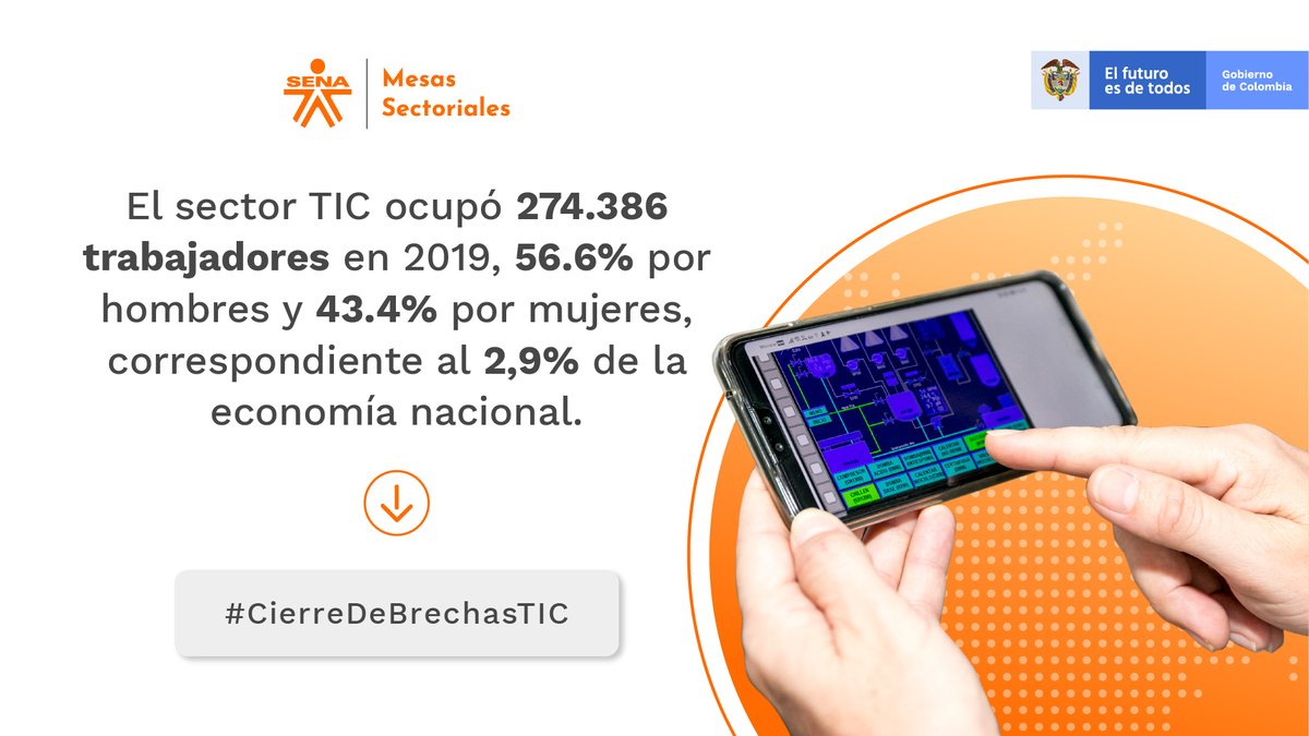 SenaAtlantico's tweet photo. Durante el 2019, el 2.9% de los trabajadores de la economía nacional fueron empleados por el sector TIC. Descubre más datos como este el jueves 12 de noviembre a las 9 am en el evento de #CierreDeBrechasTIC 👉 FB https://t.co/GFlMrgZ2f0 YT https://t.co/L379T5M8nw https://t.co/eU87GXt0qi