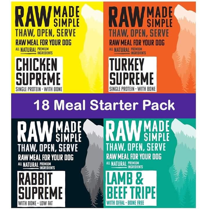 RawMadeSimpleUK's tweet image. Save 15% on our brand new Starter Pack containing 18 meals - perfect for new raw feeders! Order today for delivery tomorrow with our premium next day service.
rawmadesimple.co.uk

#rawfoodfordogs #gourmetpetfood  #healthydogs #petlover #petsupplies #doglife #rawfeddog #rawdog