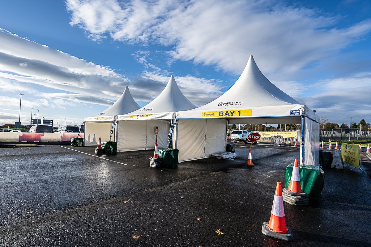 ShannonAirport's tweet photo. A drive through #COVID19 testing facility is now available at Shannon Airport with @RocDocCovid.

RocDoc provide private testing services to the public &amp; pre-departure tests. ✈️ 

For more information and to book a test, visit ➡️ https://t.co/U0l6UAvjDP https://t.co/Ggex3jWY3U