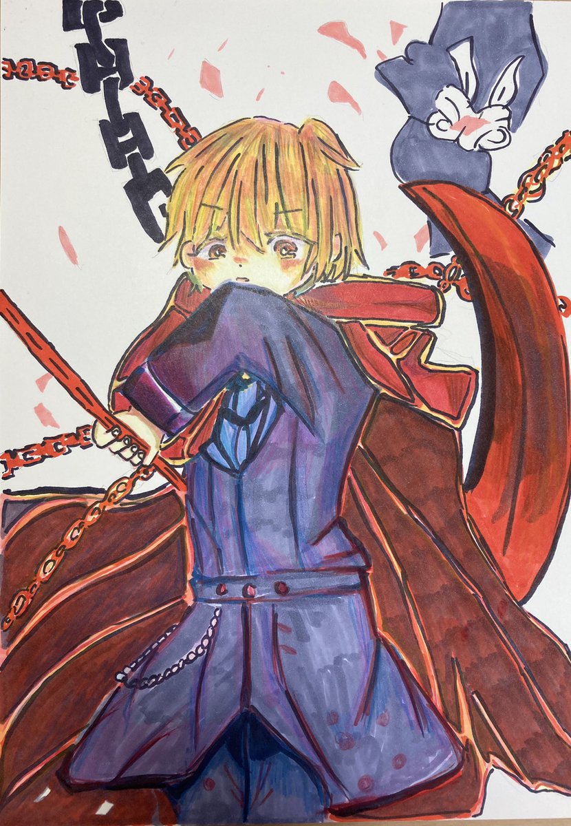 ドットーレ パンドラハーツのオズくん パンドラハーツ Pandorahearts アナログイラスト コピックイラスト 今までで一番時間かけた 3