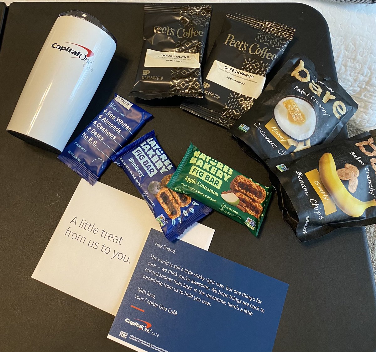 Thank you Capital One!  Customer for life!  #CapitalOnecafe