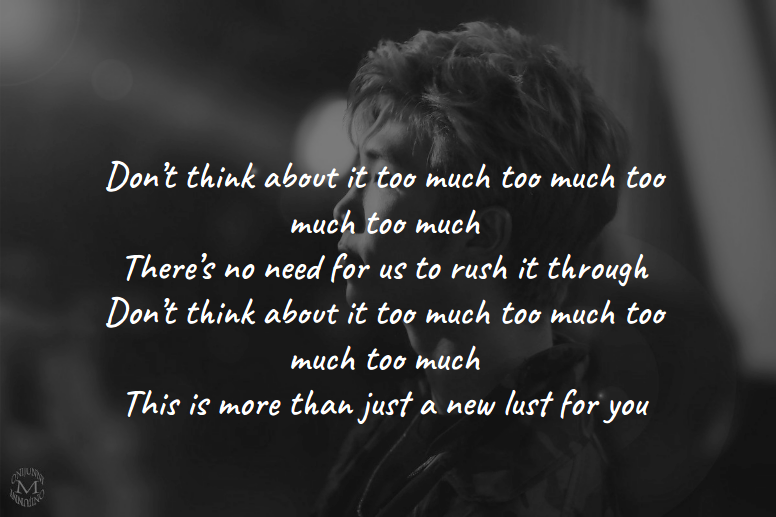 The chorus sung by Namjoon, from Drake's song, comes again. It feels like a calming lullaby to ease down Namjoon's tumultuous inner thoughts, bubbling and fighting inside his head. Whatever it is, there's no rush to find it, so don't think about it too much. + #RMverse  #RM