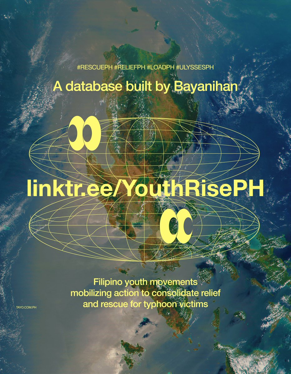 gana_ph's tweet photo. As the youth, let us use our voice and our influence to help our fellow Filipinos rise. Access here: https://t.co/YNBCCRxUvv
#UlyssesPH
#YouthRisePH
#ReliefPH
#RescuePH https://t.co/MRJhQBKKw6