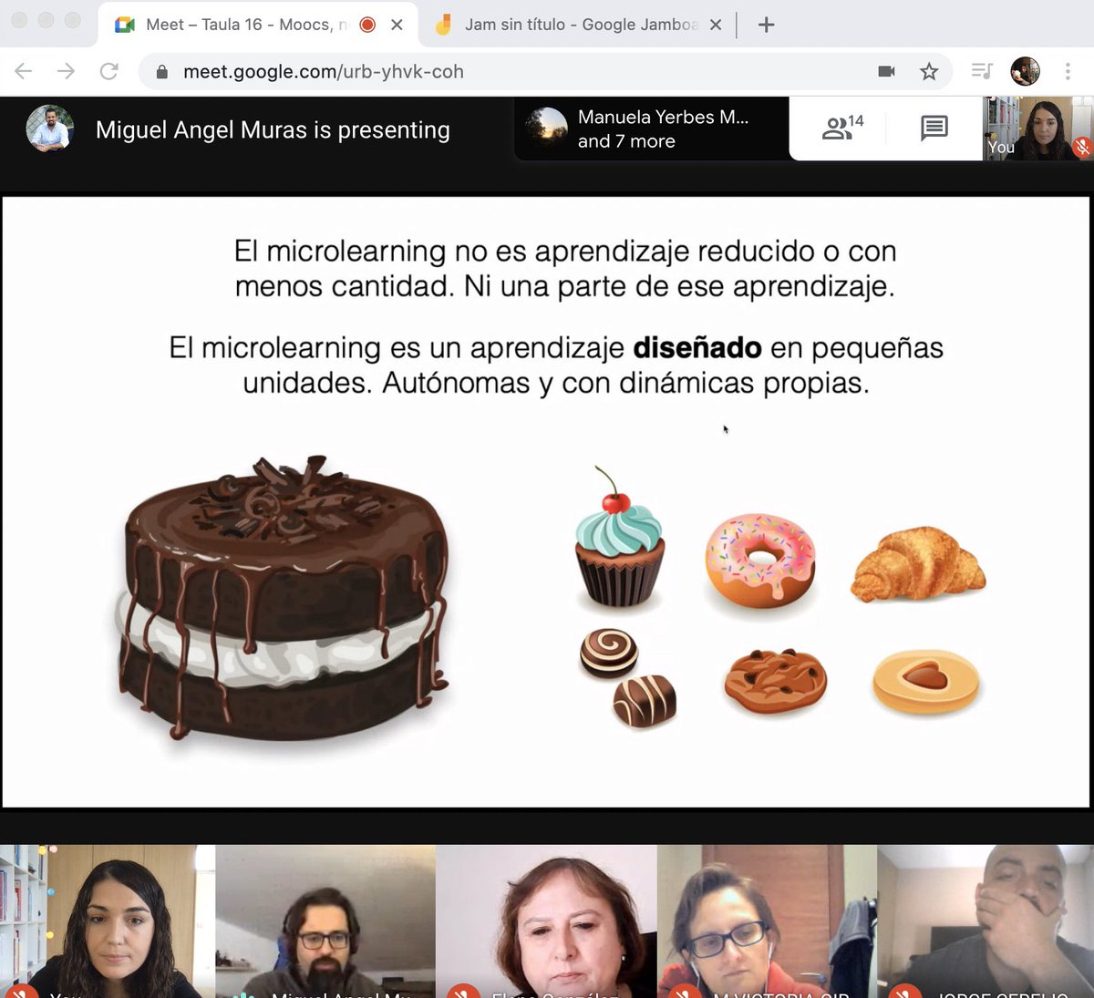 elenavercher's tweet photo. quin munt d'aprenentatges a la taula del work-café #Moocs, #Noocs i #MicroContinguts, hem vist eines:@edXOnline,@moodle,  exemples🔝com #EduPills, @yourprimer, @CodeCombatEU..

✨✨✨ 

GRÀCIES, @egonzalezcamara i @tumbukta per compartir-ho!I gràxieetes, @xsune i @pqimc!🌟
#pqimc https://t.co/2grxTEQcau