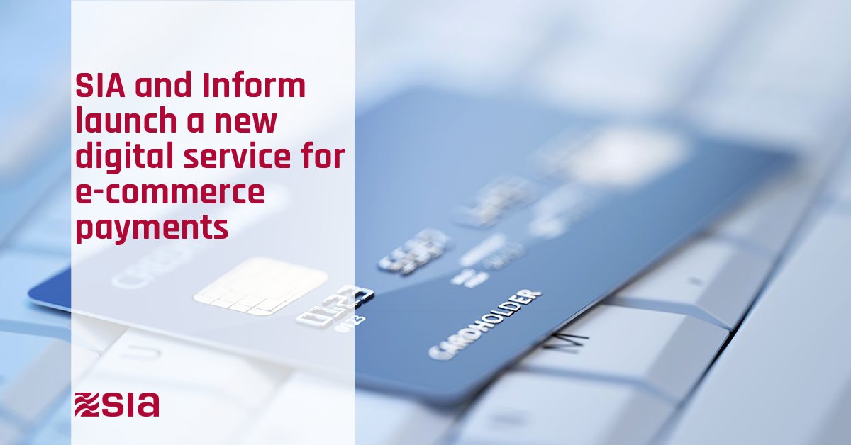 SIA launches a new #digital service for #banks #PSP and other financial institutions across #Europe to allow their customers to speed-up the authentication process for #online #payments. The initiative is powered by #RiskShield by <a href="/RSbyINFORM/">RiskShield by INFORM</a> bit.ly/3eQayhn #PSD2