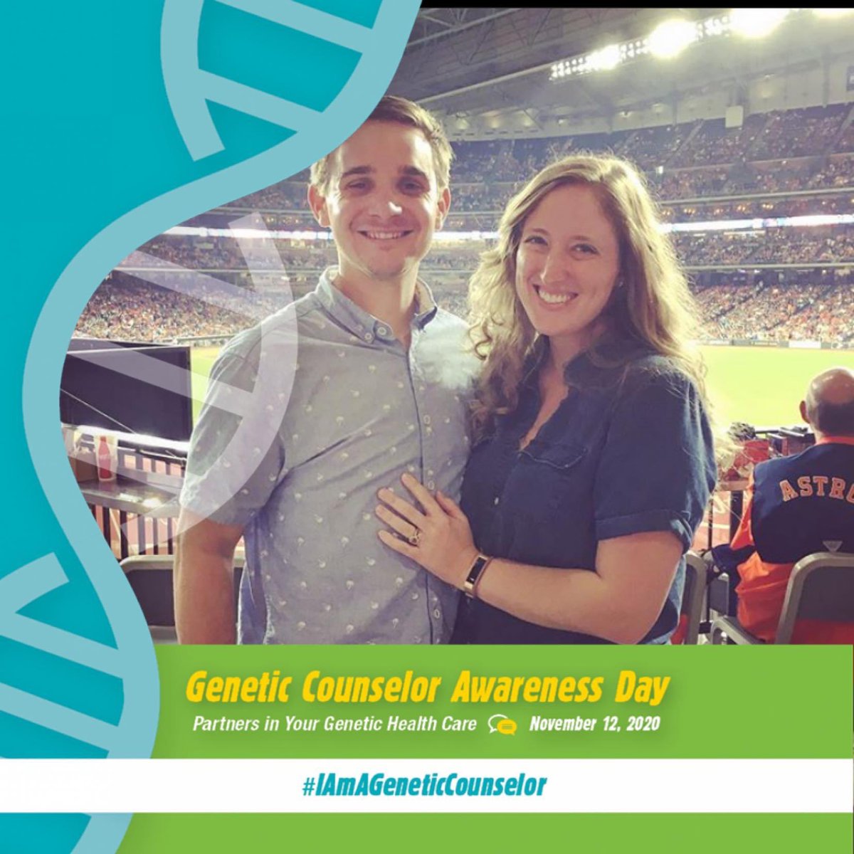 Josh_R_Lucas's tweet photo. Lots of love for my favorite #geneticcounselor!

#GeneticCounselorAwarenessDay 
@bcmgcprogram 
@CHRISTUSHealth https://t.co/KKCbQ3ZnQm