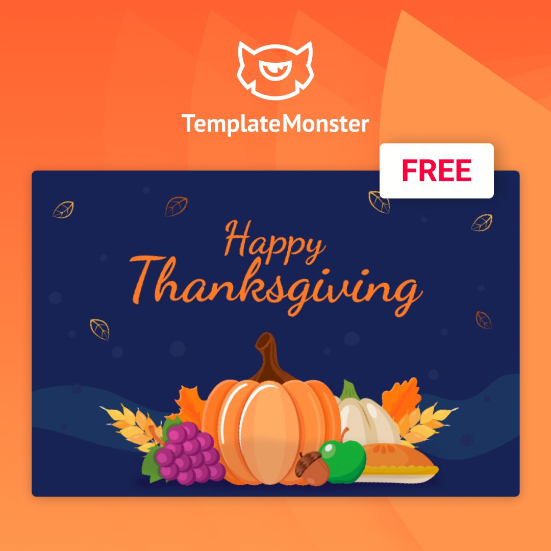 🎃🍁Thanksgiving Graphics for FREE: templatemonster.com/free-graphic-d…

Download and use them on your #website, #presentations or send #greetings to your friends and colleagues!

#Thanksgiving #Thanksgiving2020 #posterdesigner #GraphicDesigner