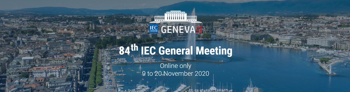 IECStandards's tweet photo. The first-ever virtual IEC General Meeting is now underway until 20 November. Learn more: https://t.co/ZlIAU89NKU https://t.co/CdfPhVfl8k