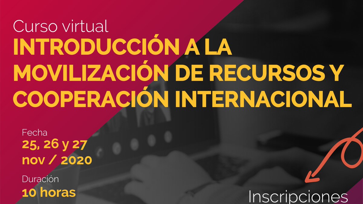 NodoKa_co's tweet photo. Curso dirigido a organizaciones sociales con el fin de que adquieran capacidades básicas para la movilización de recursos y formulación de proyectos en cooperación internacional

Inscríbete en: https://t.co/AdxX4H0Mwq

#curso #CooperaciónInternacional #FormulaciónProyectos #ONG https://t.co/gAPou7IA1T