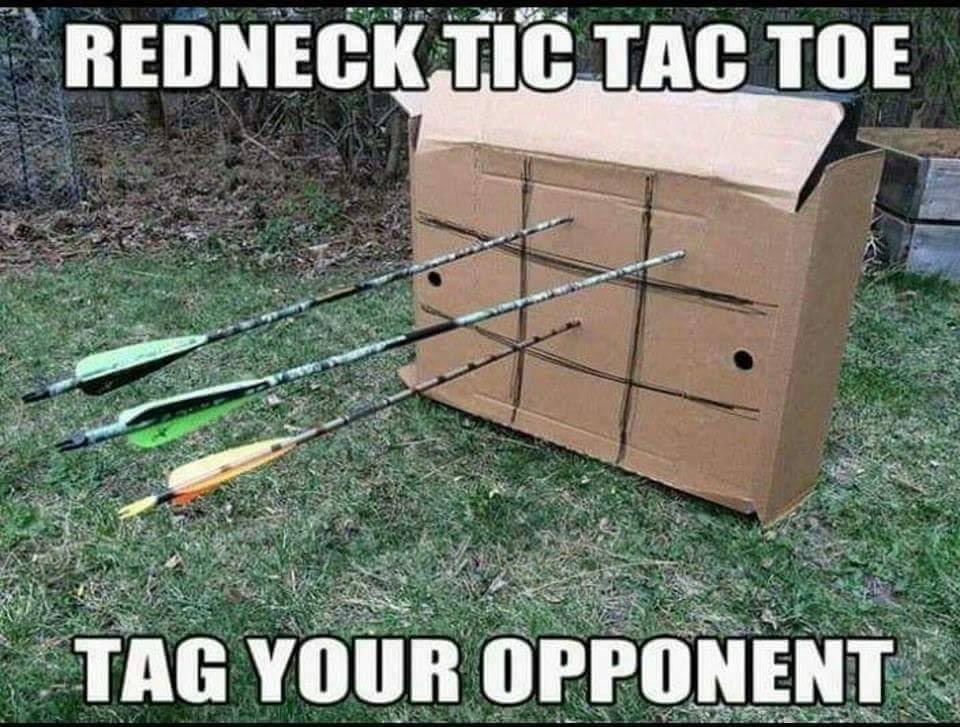 ladderstands's tweet photo. Might play Redneck tic-tac-toe this weekend!🏹
. . .
#redneckgames #tictactoe #bowandarrow #archery #3dshooting #archerygames https://t.co/Z8poPh92uP