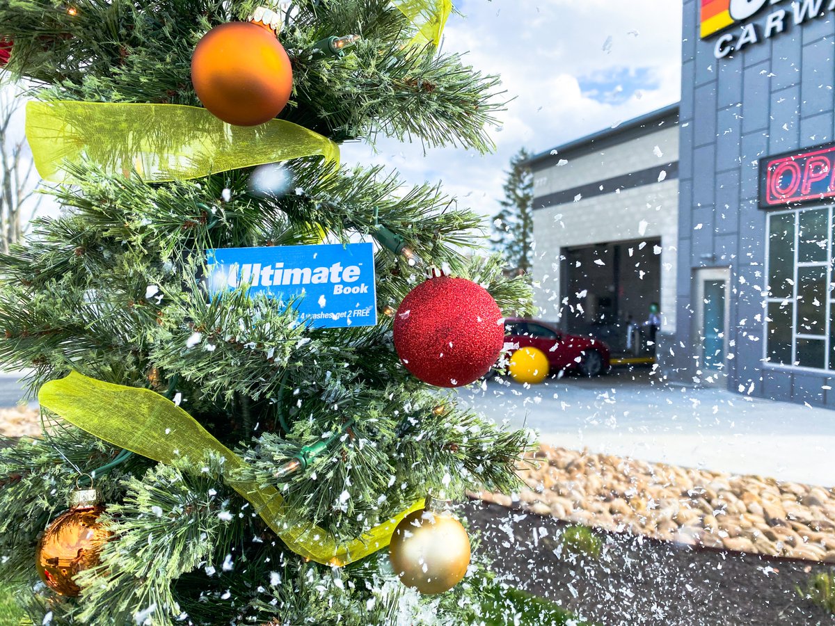 Crew_Carwash's tweet photo. Be Merry! Be Bright! Be clean!
Our Holiday wash book sale starts NOW. Buy FOUR Ultimate Washes, Get 2 Free now.
Stock up >> https://t.co/uPARGe96Rv
#CrewCares | #CrewCarwash https://t.co/EFp4tzEouO