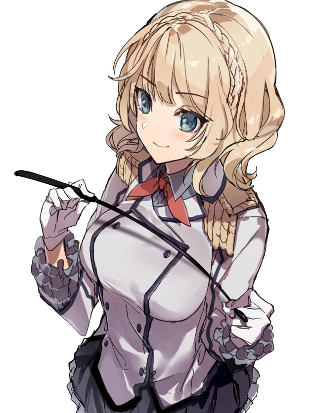 colorado (kancolle) ,kashima (kancolle) 1girl solo cosplay skirt blonde hair blue eyes white gloves  illustration images