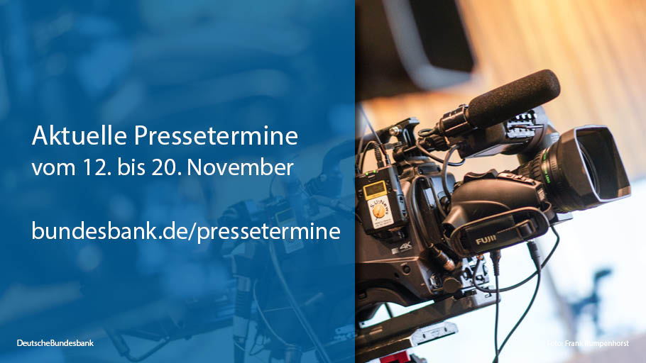 bundesbank's tweet photo. Aktuelle #Pressetermine vom 12. bis 20. November, unter anderem mit einer Rede von Jens #Weidmann beim 30th European Banking Congress sowie Sabine #Mauderer und @burkhardbalz bei der #efweek2020 https://t.co/fVnkwO8Lb5 @eurofinanceweek https://t.co/KLq72FOhYQ