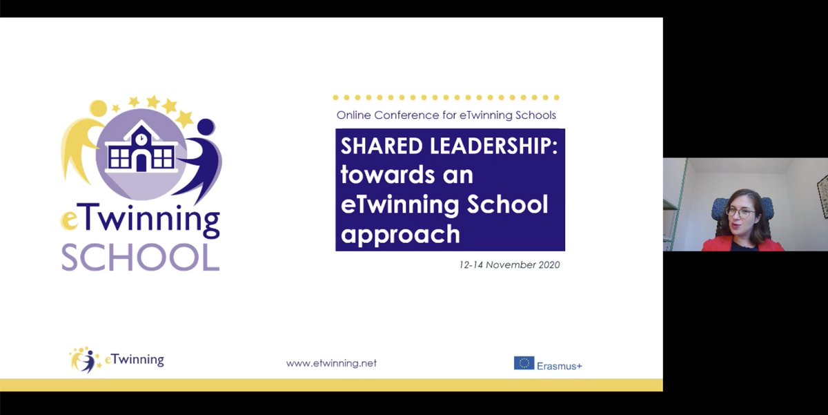 etwinningbefr's tweet photo. Opening Keynote speech at the #eTwSchool Online Conference : "#eTwinning is much more than a platform but a Community of teachers learning from each other" and helping each other to face the current challenges schools are facing. https://t.co/hCJcosC3bx