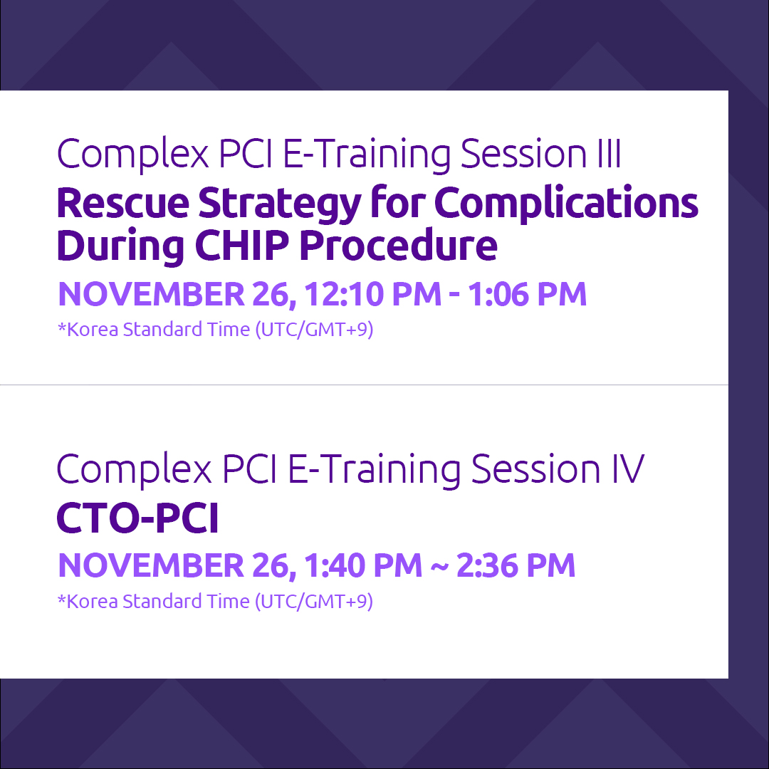 summitmd_cvrf's tweet photo. In Complex PCI E-Training Sessions III & IV, figure out how masters plan rescue strategy procedural complication and check out lectures and cases from world-renowned experts on CTO. #cvrf #summitmd #apvalves #complexpci #actprogram #cardiology #cardiologist #cardiologyfellow https://t.co/MPfBZG4MNw